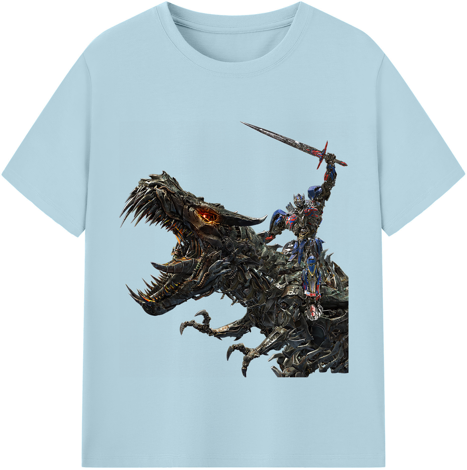 （画像用） Transformers トランスフォーマー 綿100％半袖Tシャツ（フロントプリント）
